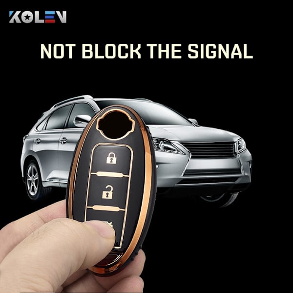 TPU Bil Fjernkontroll Nøkkelveske Deksel Skall For Nissan Qashqai X-Trail T31 T32 Juke J10 J11 Tiida Altima Pathfinder Kicks For Infiniti C Style Red