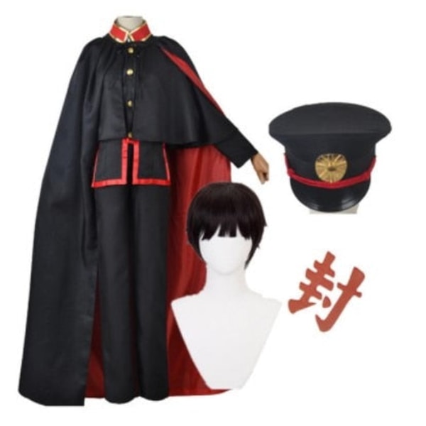 Yashiro Nene Cosplay Kostym Anime Toalett Inbunden Hanako Kun Jibaku Shounen Hanako Kun Cosplay Klänning Peruk Halloween Kostym Present A2 Full set M