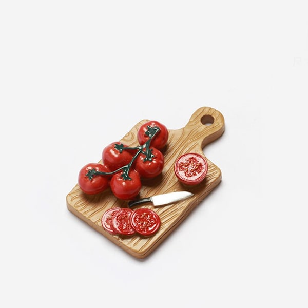 3D Luova Simulaatio Ruoka Söpöt Mini Jääkaappimagneetit Kodin Sisustus Jääkaappitarrat Jääkaapin Liima Huoneen Koristelu Kokoelma Tomato plate