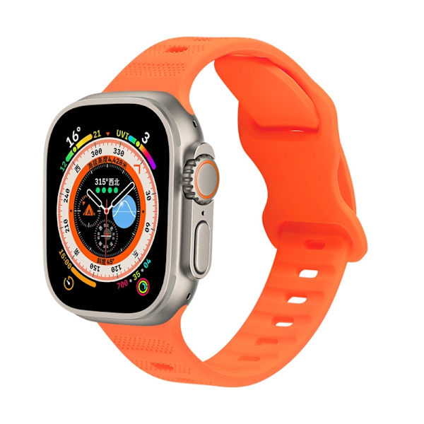 Kellon ranneke Apple Watch iWatch 38-41 S10/42mm Oranssi