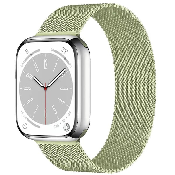 Klockarmband för Apple Watch iWatch 42/44/45/49 S1046MM Universal Ljus Mint
