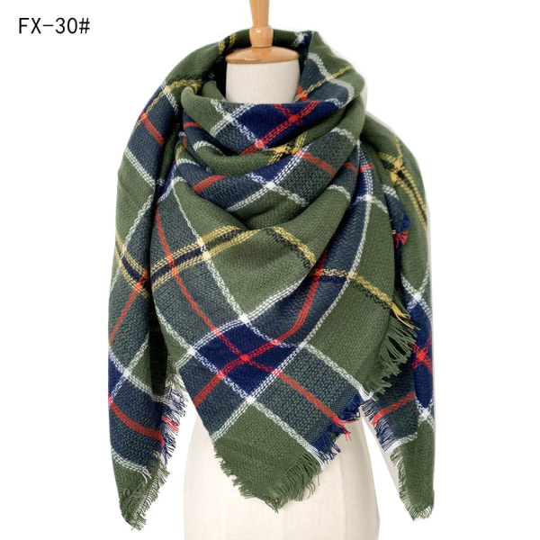 Höst och vinter Cashmere-liknande plus-sized dubbelsidig Qicaigei fyrkantig halsduk damsjal scarfgirl1131SF 140cm