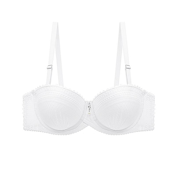 Dam Halvkupa Push Up BH Sexig Spets BH 80 85 90 95BC Kvinnlig BH Black 95B
