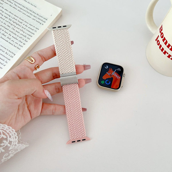 Urrem til Apple Watch iWatch 1/2/3 generation 42mm/44/45/46/49mm universal stjerneskær farve pudder sand