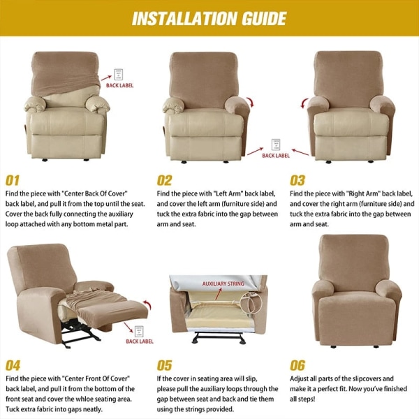 Lepotuolin Päällinen Jaettu Malli Joustava Lazy Boy Tuolin Päällinen Lepotuolin Istuin Sohvan Päällinen Nojatuolin Päälliset A1 Recliner cover