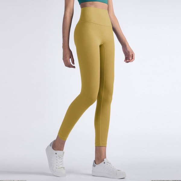 Yoga Sett Leggings og Topper Trenings Sportsklær Gymklær For Kvinner coral red XL