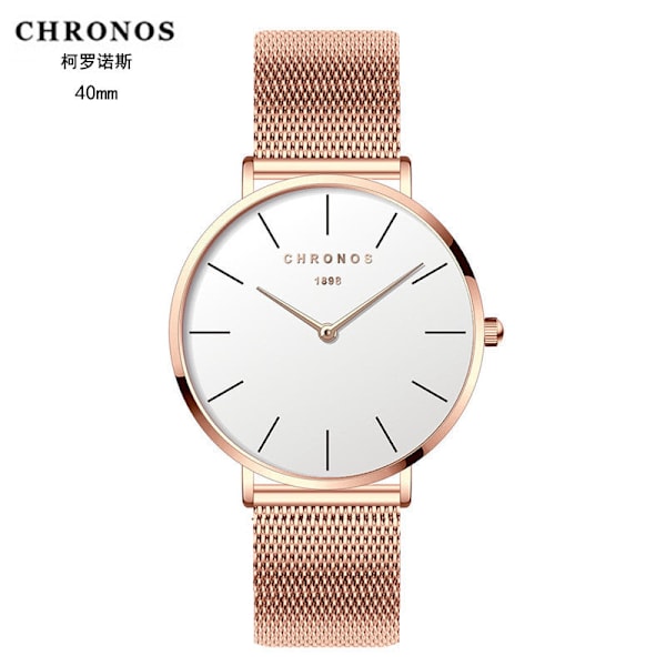 Herreur Koreansk Mode Parur Studenter Quartz Ur CH0239