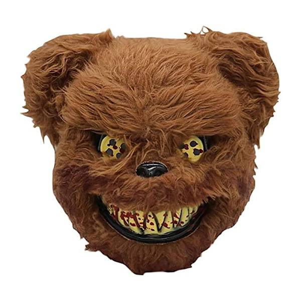 Kanin Björn Cosplay Mask Högtidsfest Läskig Huvudbonad Karneval Kostym Huvudbonader Rekvisita Handgjorda Dans Halloween Skräckmasker Rabbit