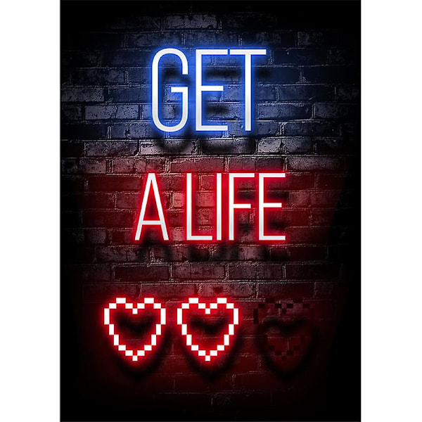Sleep Game Repeat Seinätaidejulisteet Kangasmaalaus Kuva Lasten Poikien Huoneeseen Koristeellinen Leikkihuone AC359-20 20X30cm Kehystämätön AC359-20 20X30cm Unframed