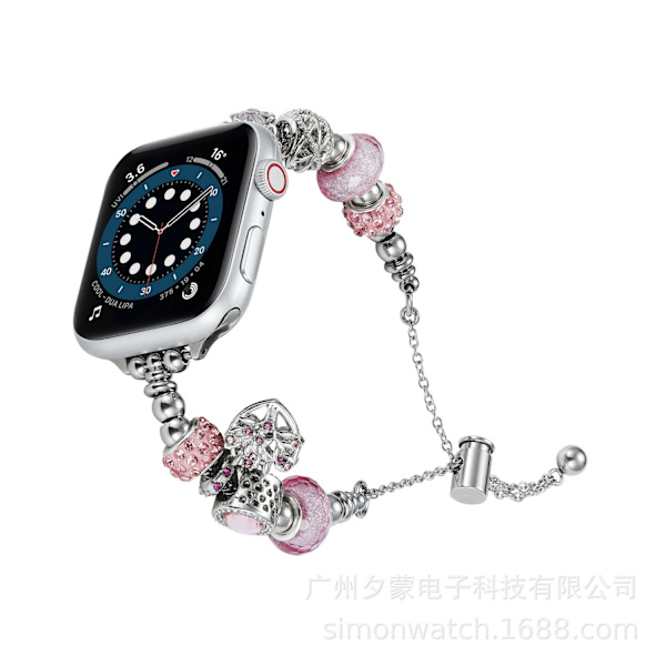 Klockarmband för Apple Watch iWatch 38/40/41 Rosa Hjärta