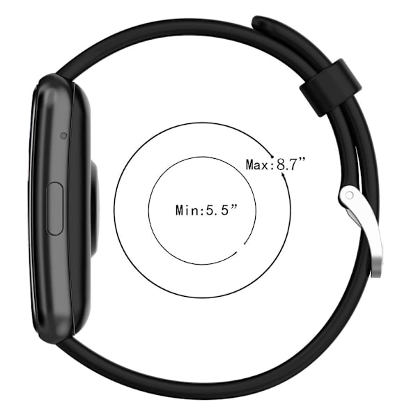 Silikonarmband för Huawei Watch FIT Armbands Smartwatch Tillbehör Ersättningsarmband correa huawei watch fit 2021 Armband yellow 7