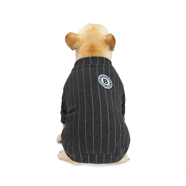 Syksy/Talvi Baseball-neule Lemmikkivaatteet Dark gray XXL
