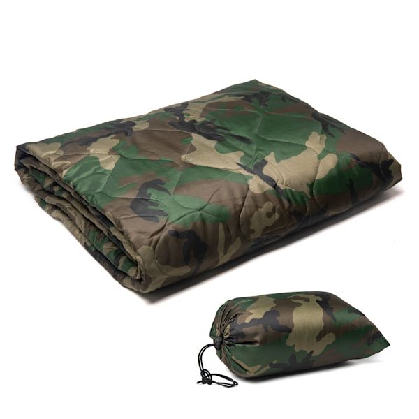 Camouflage-retkiviltti, kannettavat retkeilytarvikkeet, piknik-lämpöpeitto, ultrakevyt matka-alusta, makuualusta, retkeilymatto US4WD