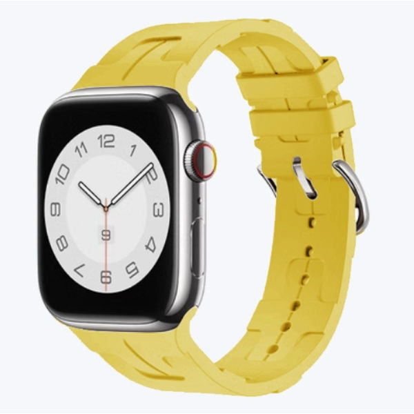 Kellon ranneke Apple Watch iWatch 38-41 S10/42mm vaaleankeltainen