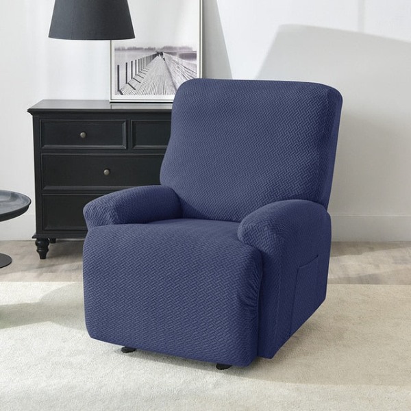 Fåtöljöverdrag för vardagsrum, elastiskt överdrag för vilstol, avkopplande sofföverdrag, relaxfåtöljöverdrag Beige