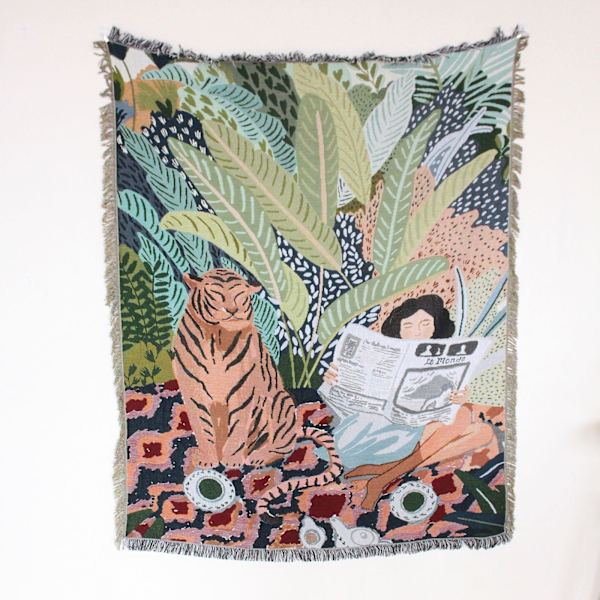 Fritidsfiltar Matta Dekoration Solfilt Matta Soffa Fritidsmatta Enkel Tapestry Sofffilt Överkast XT513-8 130X150CM