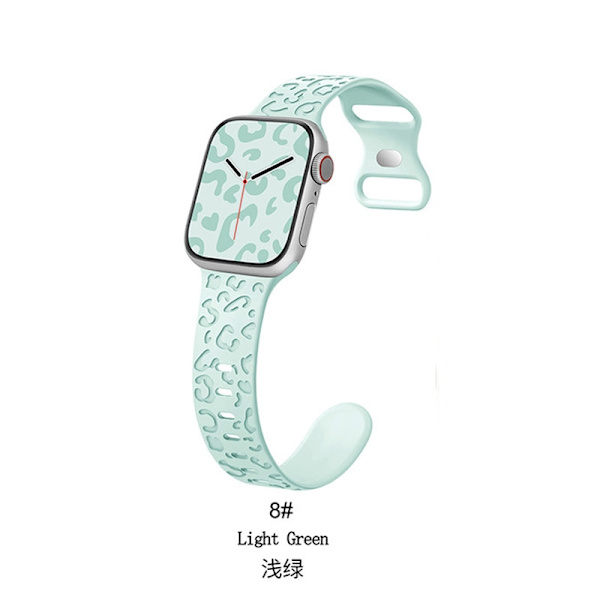 Kellon ranneke Apple Watch iWatch 38/40/41mm vaaleanvihreä
