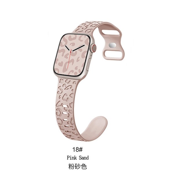 Klockarmband för Apple Watch iWatch 38/40/41mm rosa sandfärg