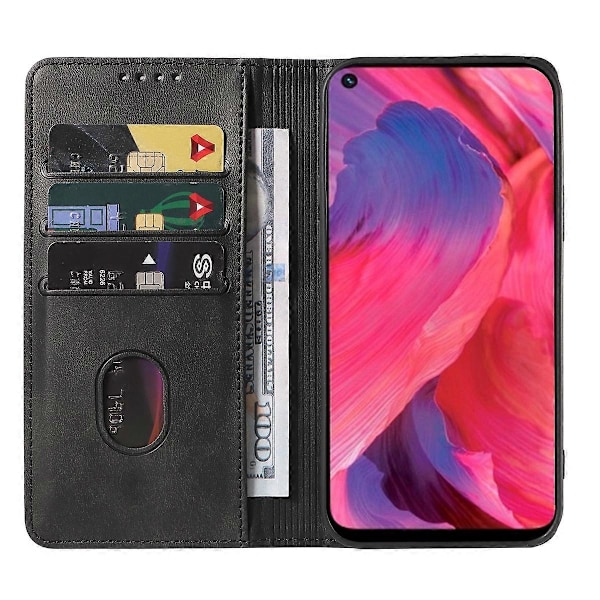 Magnetiskt läderfodral för OPPO A54 5G