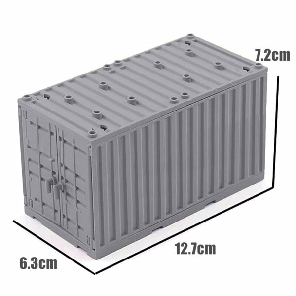 MOC Sotilaallinen Kontti Palikat Tiilet Laatikko Pojille WW2 Sota Tukikohta Tekninen Rakennus Tiilet Luova DIY Juguete Bloques Brinquedos container-sand