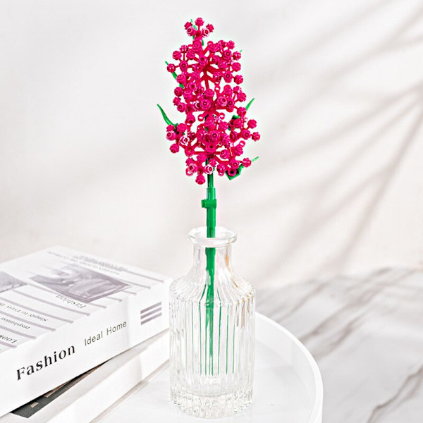 DIY Solsikker Tulipaner Roser Jasmin Planter Gypsophila Haver Romantiske Byggeklodser Klassisk Model Klodser Børnesæt Kits Legetøj Without Box15