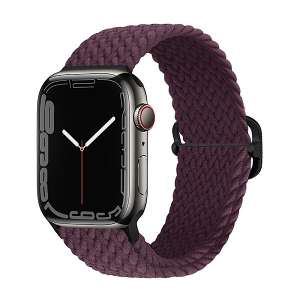 Klockarmband för Apple Watch iWatch 42/44/45/49mm 57 crimson cherry