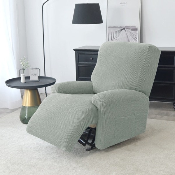 Delad Design Fåtöljöverdrag Relax Allomfattande Massage Lounger Enkel Soffa Överdrag för Vardagsrum Fåtöljöverdrag A12 Recliner Cover