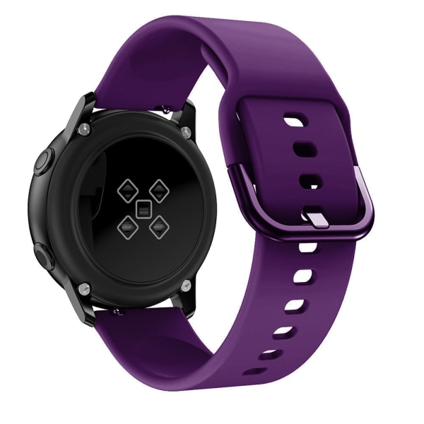 20mm watch för Samsung Galaxy Watch Active 2 40mm 44mm Band Gear sport handledsarmband samsung galaxy watch 4 40mm 42 46mm Purple Galaxy watch 4