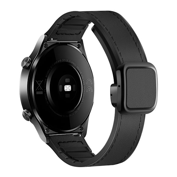 Urrem til Apple Watch iWatch til 38/40/41 S10 42mm Sort Magnetisk Firkantspænde