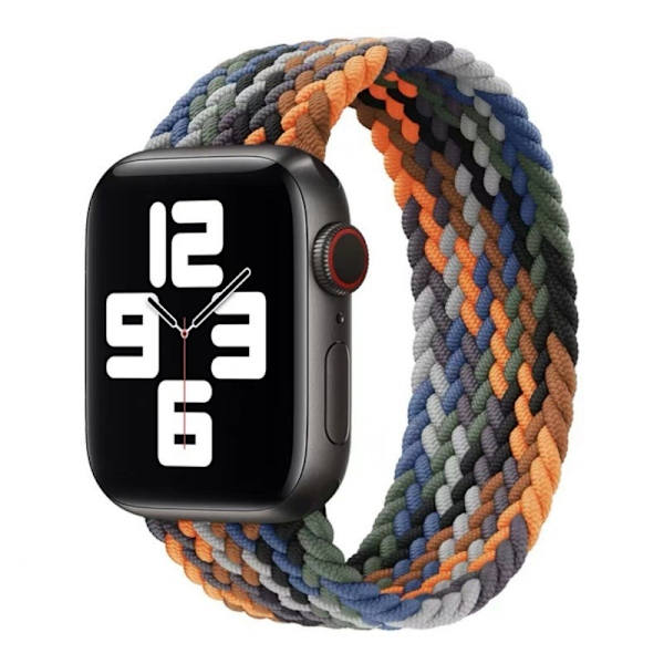 Klockarmband för Apple Watch iWatch 38/40/41mm L 155mm denim färgglatt