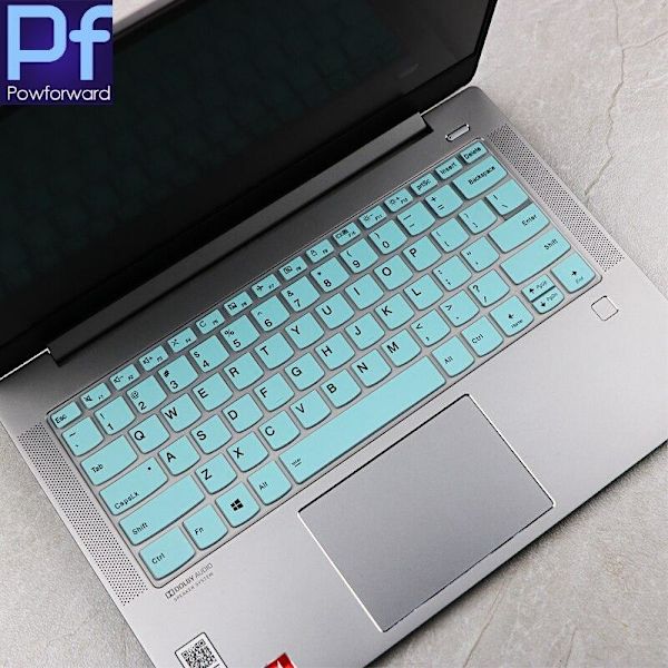 Tangentbordsskydd för Lenovo IdeaPad YOGA Slim Silikon Laptop Tangentbordsöverdrag fadeblue