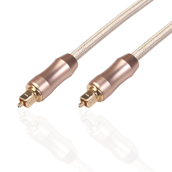 Fiberbælte Flettet Digital Fiber Optisk Lydkabel Audio SPDIF Kabel 1 m