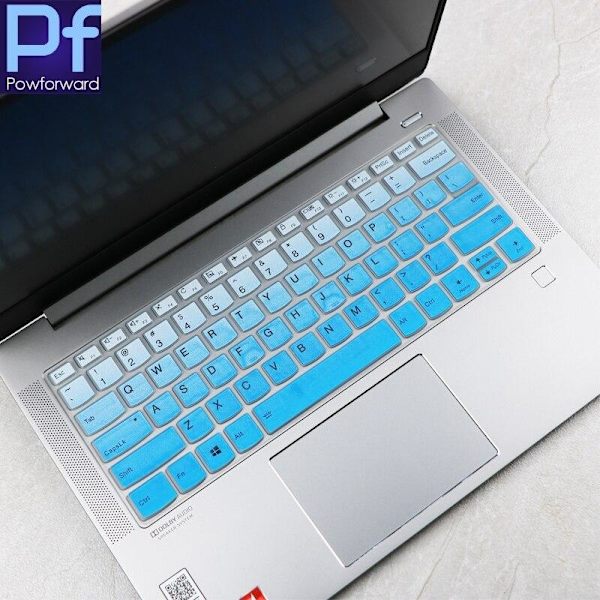 Näppäimistön suojat Lenovo IdeaPad YOGA Slim silikoniselle kannettavan tietokoneen näppäimistön suojukselle fadeblue