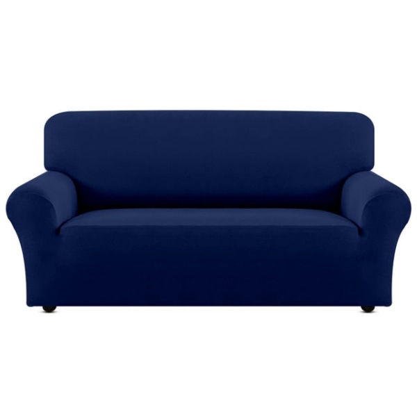 22 enfärgade funda soffa elastisk 1 2 3 4 sits Soffa cover lounge navy2 1seat ( 90-140cm )