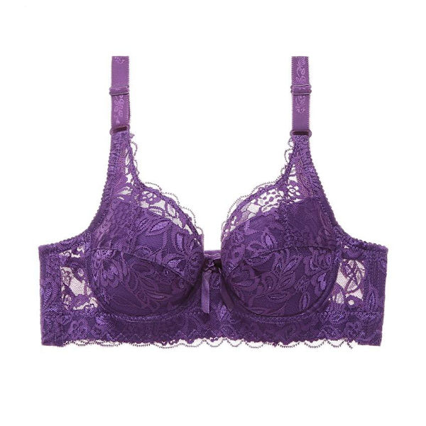 Dam BH Push Up BH Sexig Sömlös Bralette Spetsjustering Enkel Bekväm Red 40/90 B/C/D