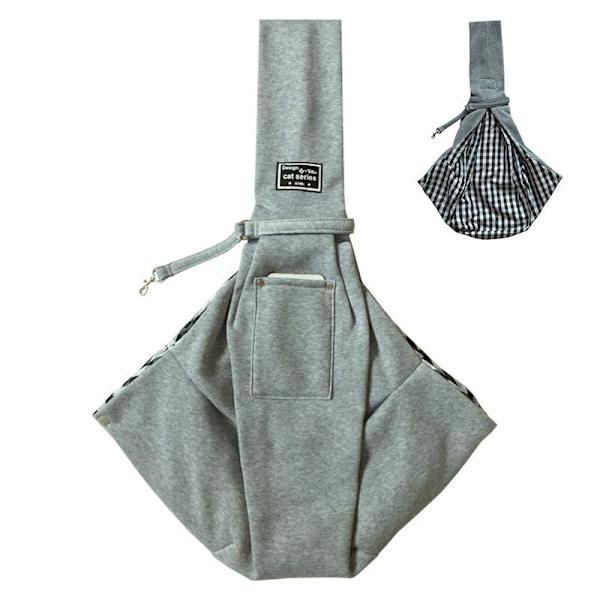 Bärväska för valpar, katter, valpar, utomhusresor, hund, axelväska, bomull, enkel komfortsling, handväska, tote pouch Red