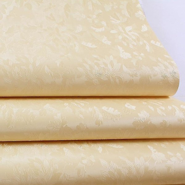 Luksus Hvid Tyk 3D Stereoskopisk Præget Tapet hvid53cm bred white53cmwide
