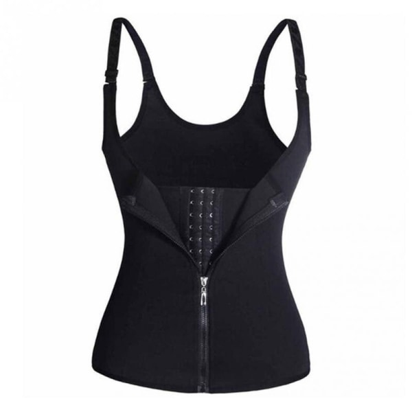 Korsett för kvinnor Court Gothic kläder Justerbar treknäppt Zip-Up Body Shaper Bälte Mode underbyst korsetter Black 5XL