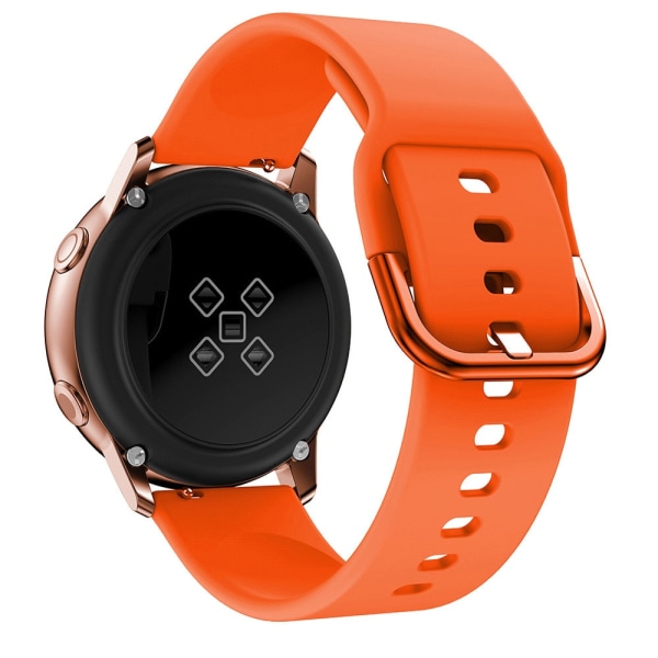 20mm Klockarmband För Samsung Galaxy Watch Active 2 40mm 44mm Armband Gear Sport Armbandsur Samsung Galaxy Watch 4 40mm 42 46mm Silver white 6 Galaxy watch 4