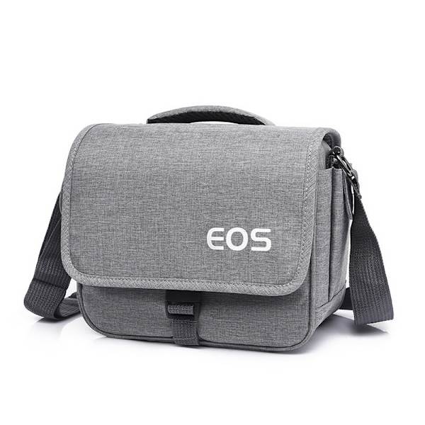 DSLR Kameraväska Crossbody Multifunktionskit Utomhus Kabinväska Light gray large