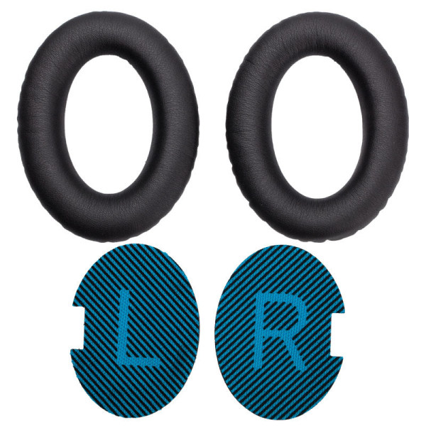 Tillämplig Doctor QC35 QC15 QC25 hörselkåpor Läderkåpor AE2 hörlursfodral II Headset Cover QC25 black blue LR