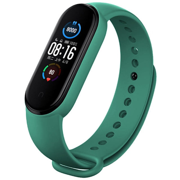 Stropp for Xiaomi Mi Band 6 5 4 3 Sport Armbånd Silikonarmbånd Mi Band 3 4 Band5 erstatningsstropper For mi band 6 klokkebånd A23 For mi band 3