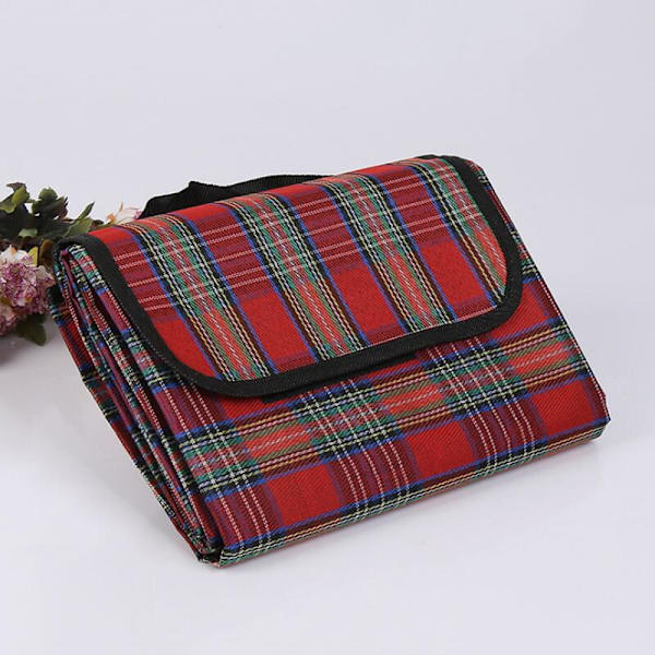 150x200cm Campingmåtte Plaid foldbar campingmadras Baby Kravle Udendørs Vandtæt Strand Picnic Tæppe til Multiplayer Picnic Red 150x200cm