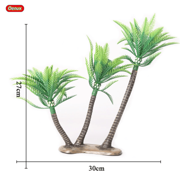 Mikro Landskap Växtdekoration Simulering Kaktus Baobab Äppelträd Stenträd Sand Bordsscen Dekoration Trädmodell scene accessories 11 sets