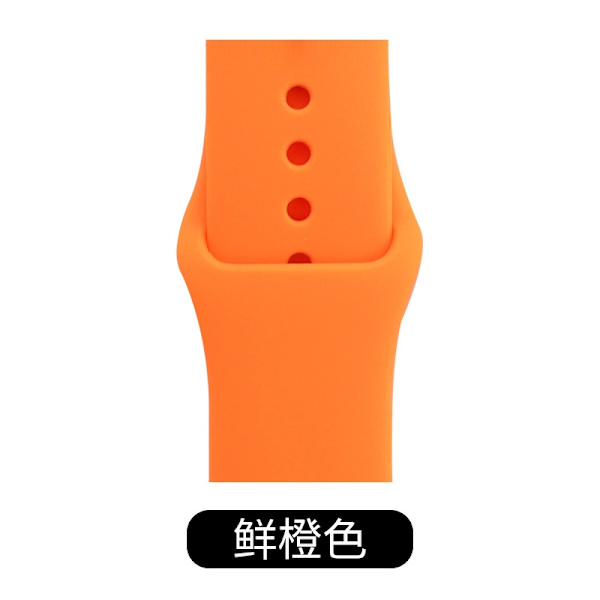 Kellon ranneke Apple Watch iWatch 38/40/41/42 S10 SM Standard kirkkaan oranssi