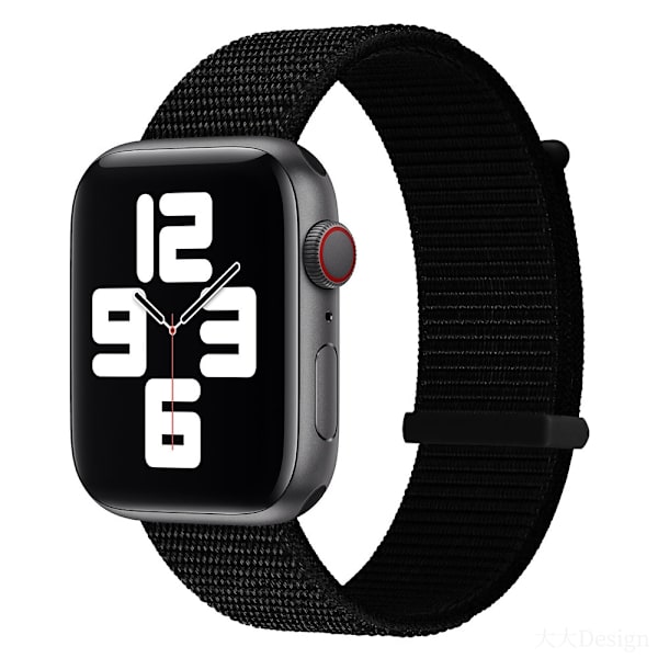 Urrem til Apple Watch iWatch 38/40/41mm Dyb Sort