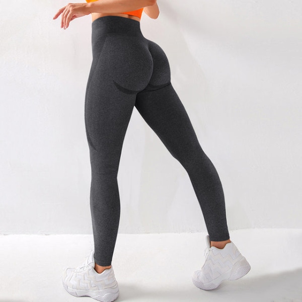 Yogabyxor Dam Push Up Byxor Hög Midja Leggings SL582BK L