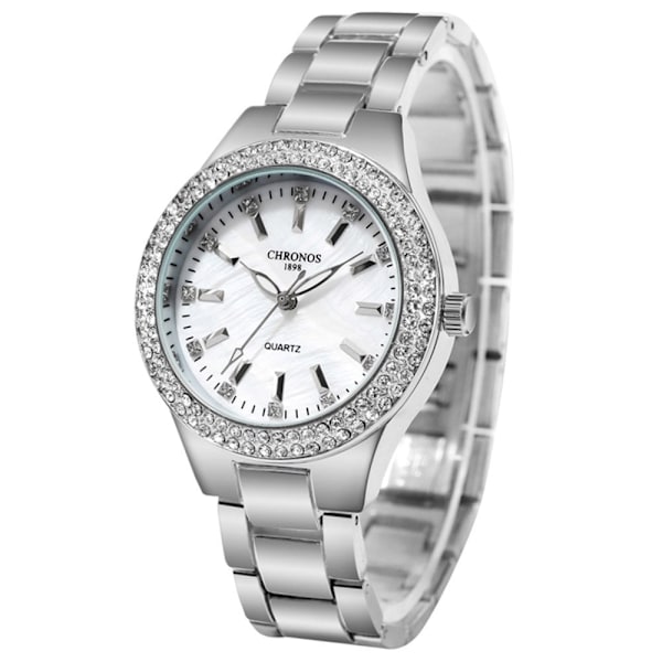 Dame Diamant Quartz Ur Japansk Urværk Dameur CH3604