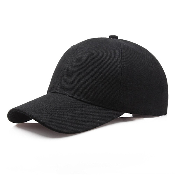 Smile Face Broderi Baseball Caps til Kvinder Kpop Sort Bomuld Justerbar Snapback Sjov Hip Hop Cap Efterår Sol Far Hatte til Mænd Black Adjustable