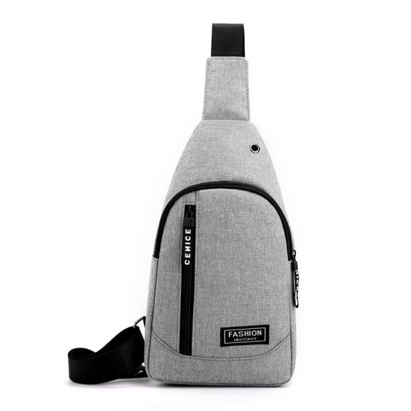 Högkvalitativ utomhusväska i polyamid och nylon för resor eller affärer Grey【Model 3】